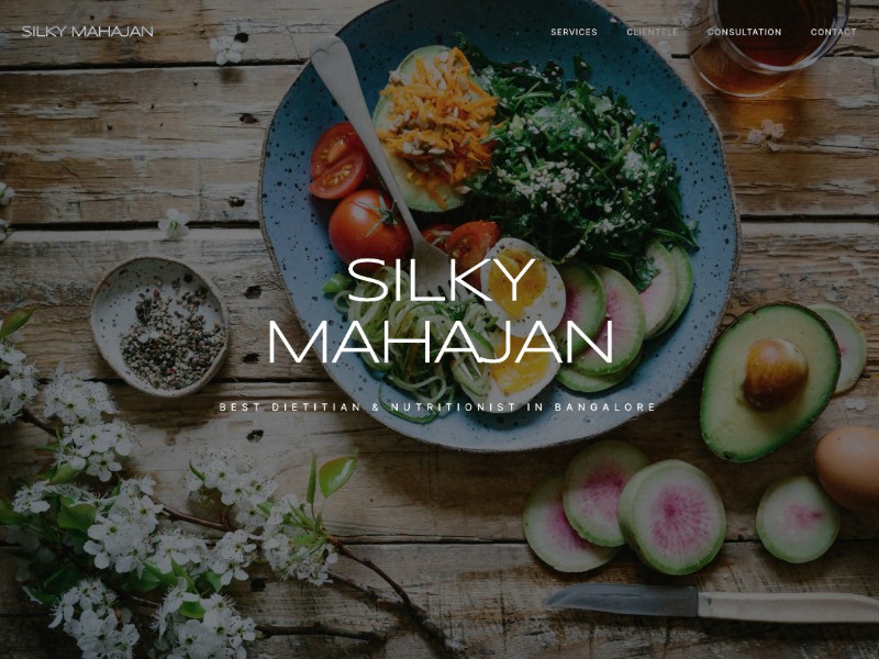 Preview for Wellness & Nutritionist Portfolio Template