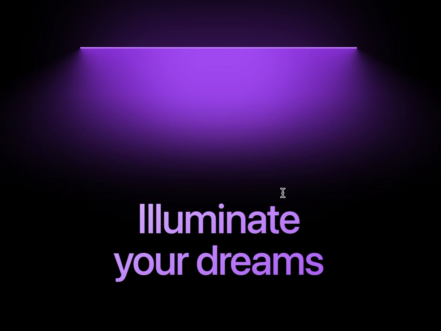 Preview for Lamp Light Gradient Animation