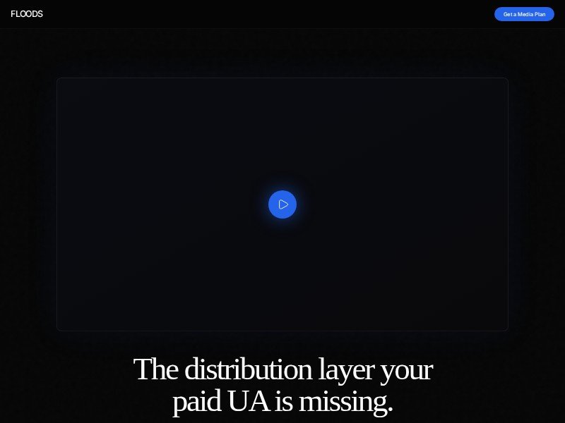 Preview for Organic UA Media Service Landing Page Template