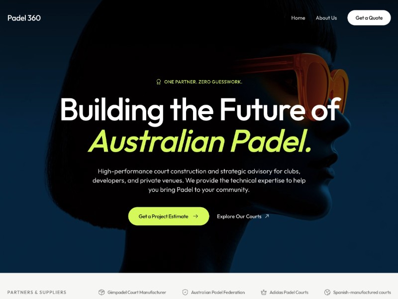Preview for Padel 360 Sports Development Template