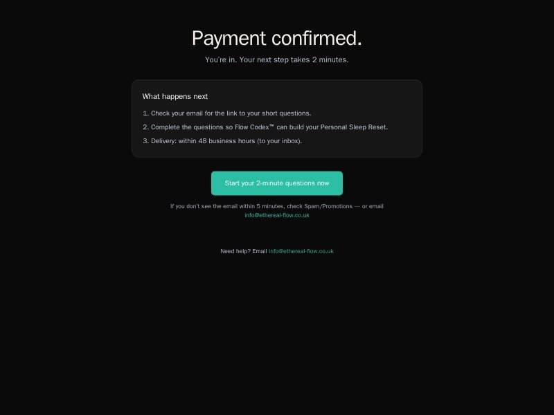 Preview for Payment Confirmation Landing Page Template
