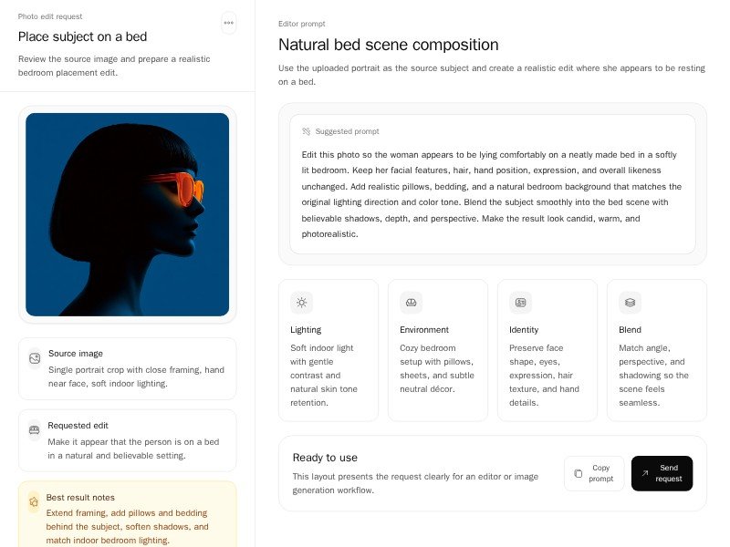 Preview for Photo Editing Request Dashboard Template