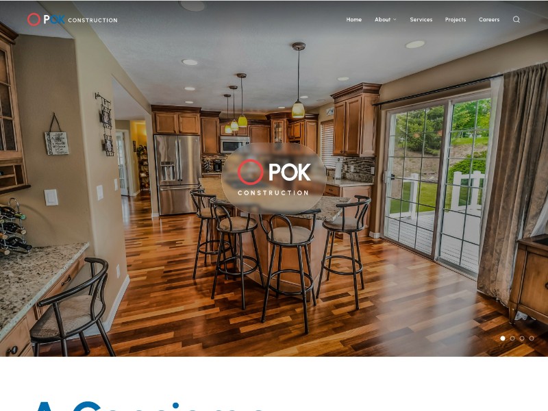 Preview for Construction Landing Page Template for Hotel Renovations