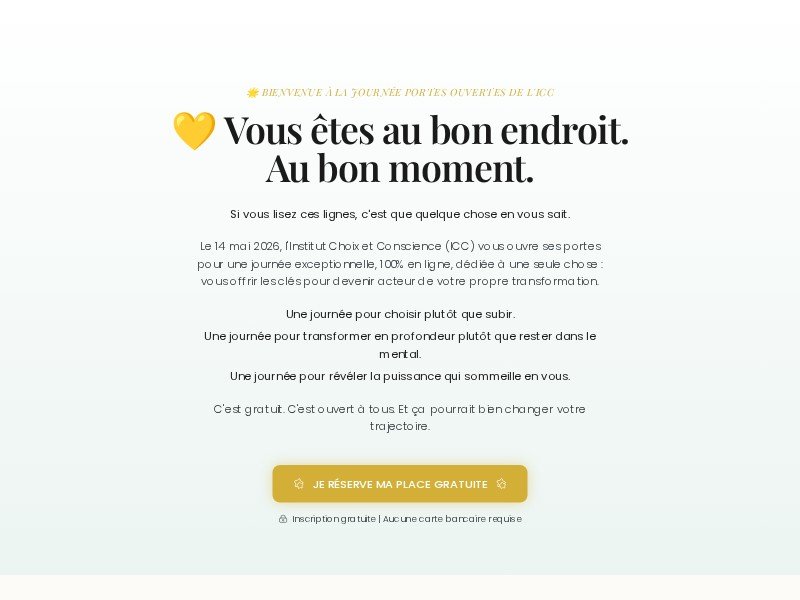 Preview for Spiritual Event Landing Page Template