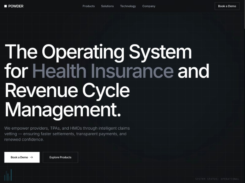 Preview for Health Insurance SaaS Landing Page Template