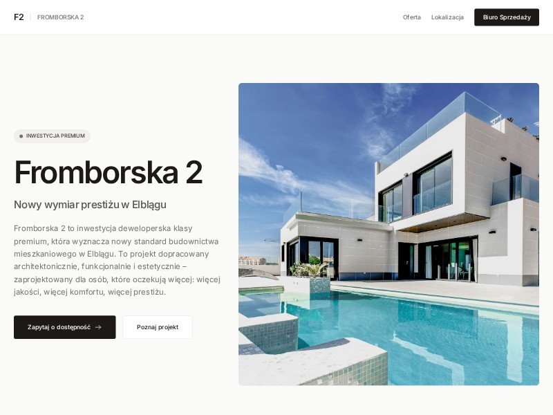 Preview for Premium Real Estate Landing Page Template