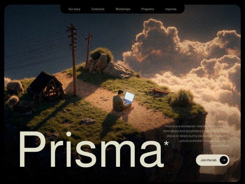 Preview for Prisma Creative Studio Portfolio Template