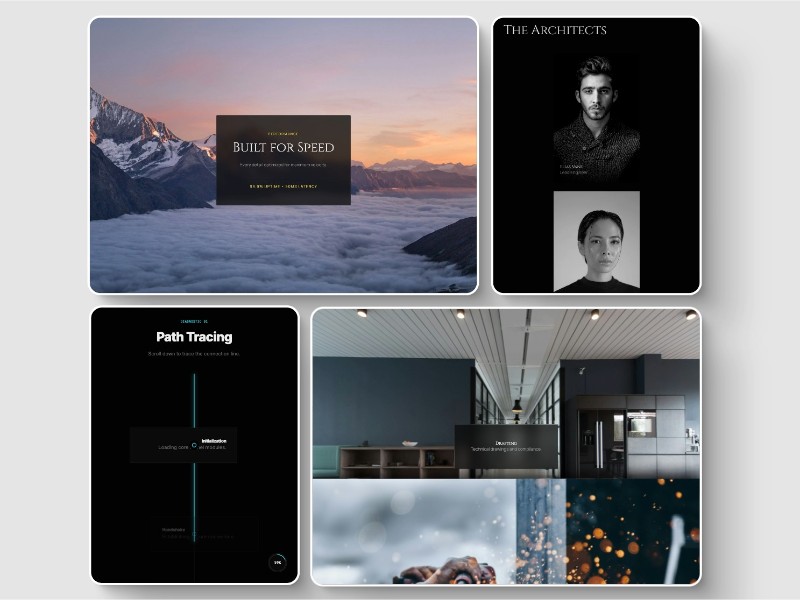 Preview for Scroll Animation Library Landing Page Template