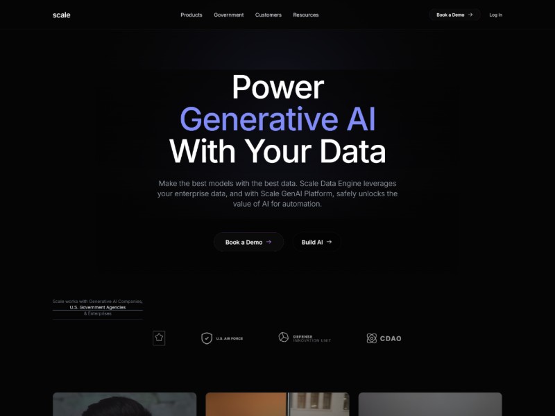 Preview for Enterprise AI Automation Landing Page Template
