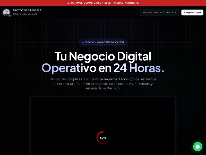 Preview for Event Funnel Landing Page Template