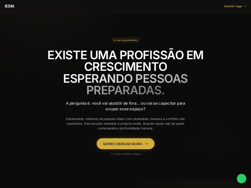 Preview for Mental Health & Psychoanalysis Course Landing Page Template