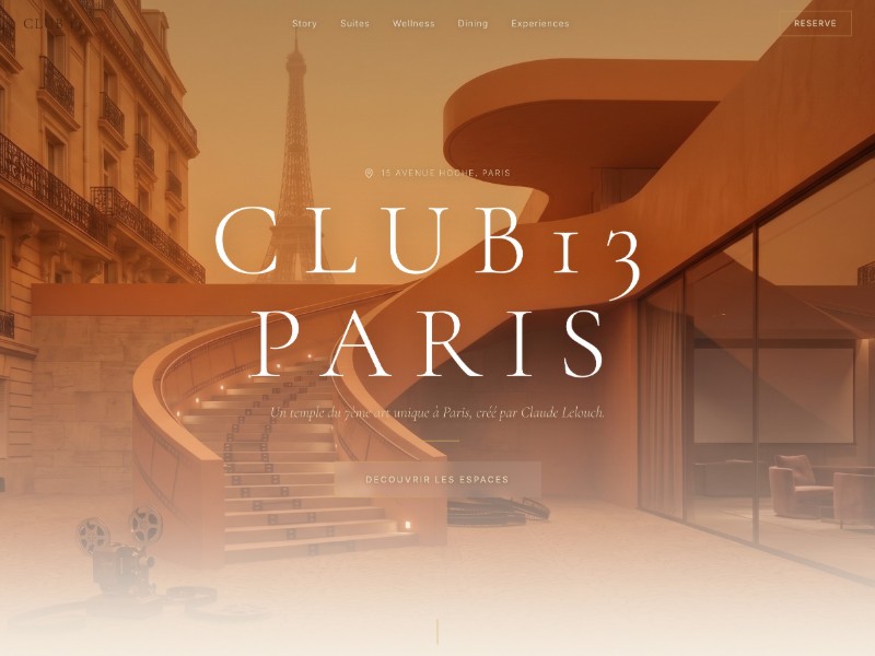 Preview for Sirocco Luxury Retreat Landing Page Template