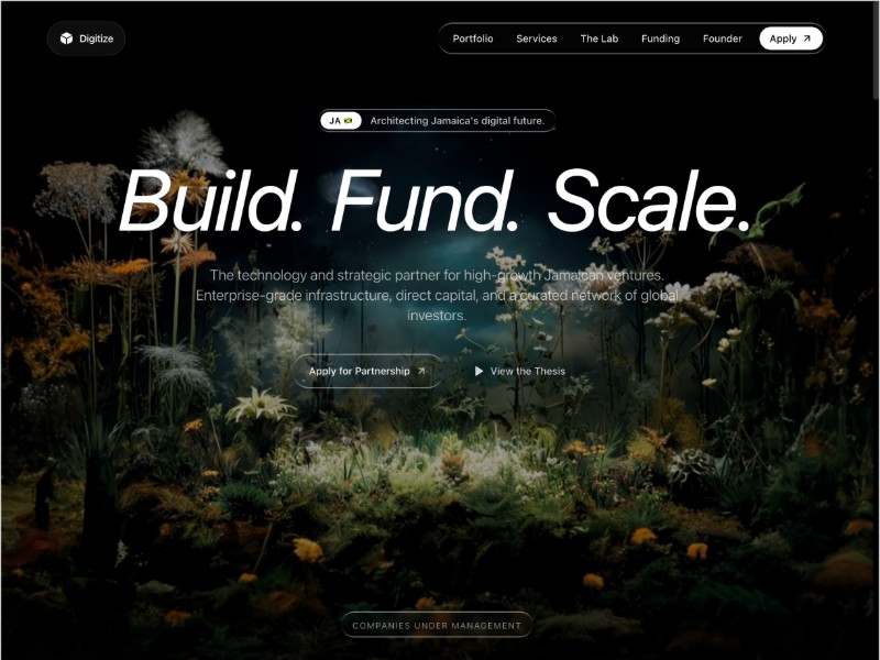 Preview for Digitize Ventures - Venture Capital Template