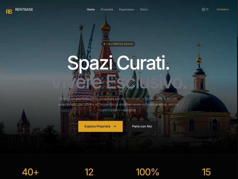 Preview for Luxury Real Estate Landing Page Template