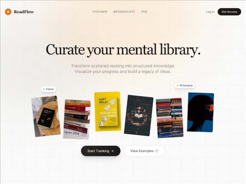 Preview for Reading Habit Landing Page Template