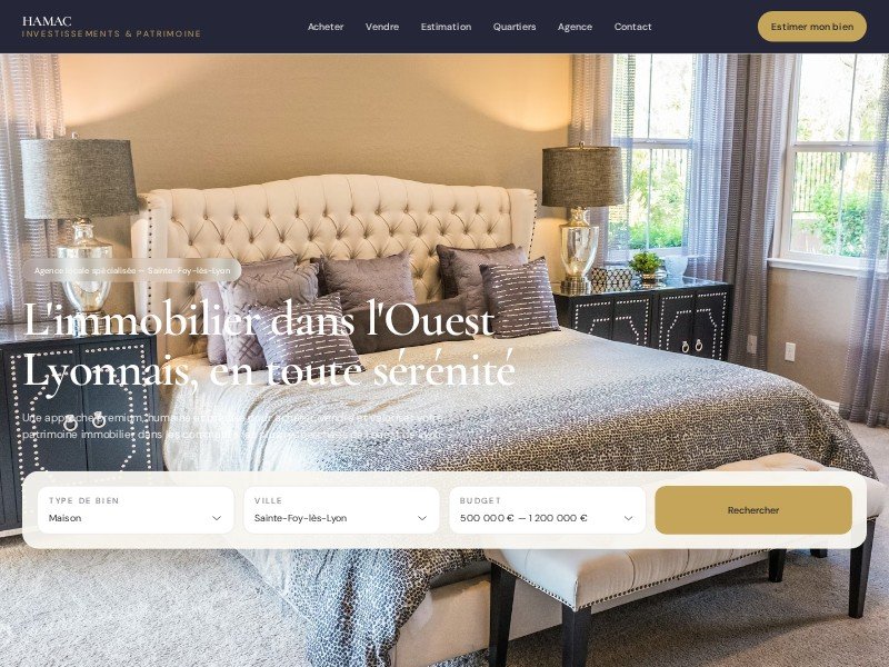 Preview for Luxury Real Estate Landing Page Template