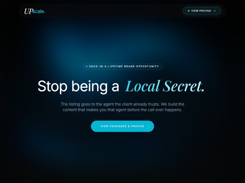 Preview for Real Estate Branding Landing Page Template