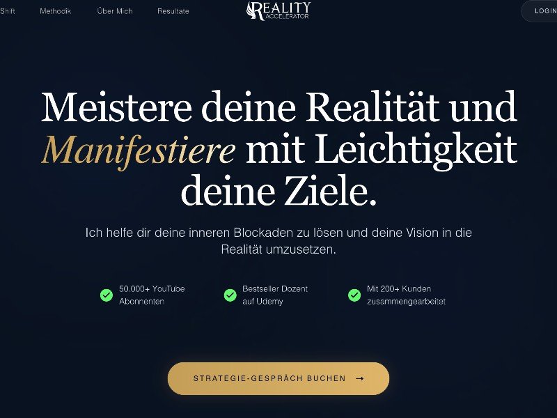 Preview for Coaching Landing Page Template