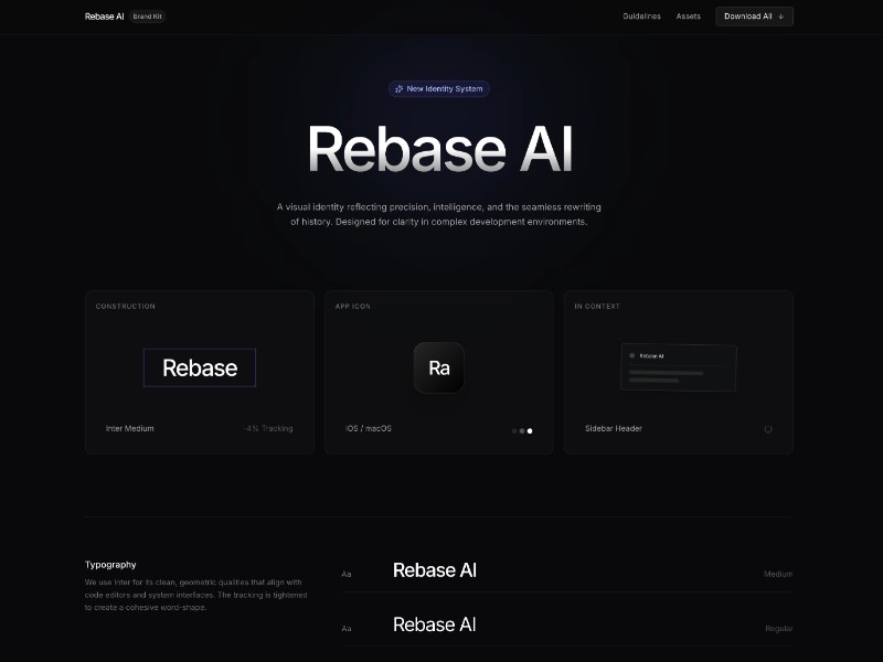 Preview for Rebase AI Brand Kit Template