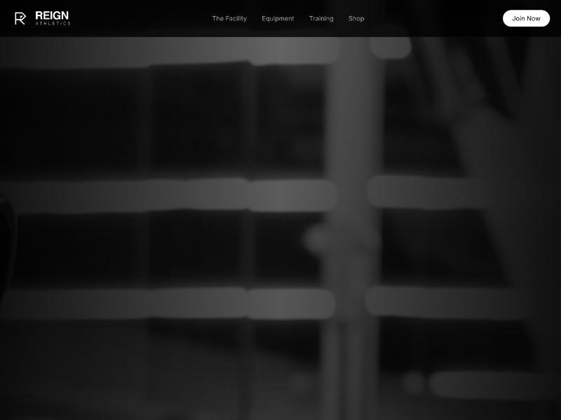 Preview for Reign Athletics Gym Landing Page Template