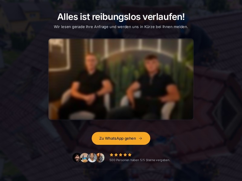 Preview for Alles verlief reibungslos – Ihr Dach in unseren Händen