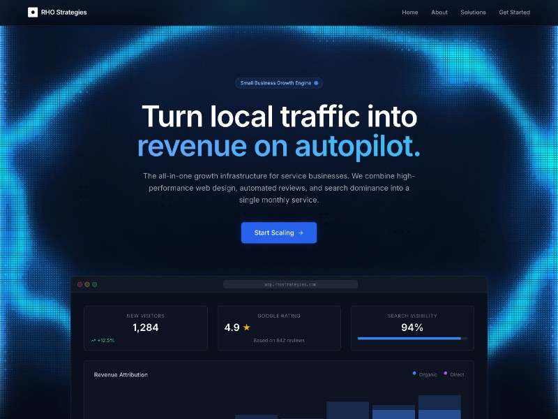 Preview for Local Service Business Landing Page Template