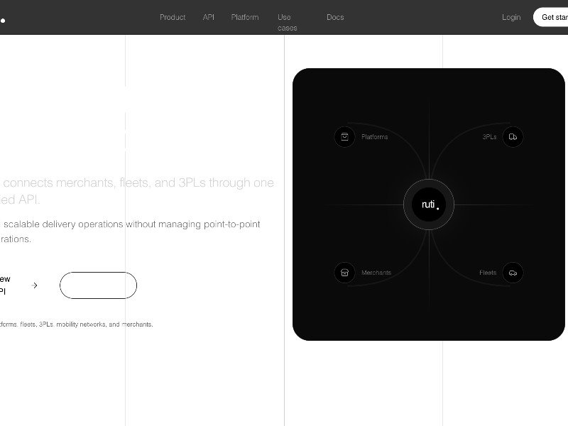 Preview for Logistics Infrastructure Landing Page Template
