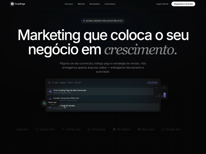 Preview for ScalePage Performance Marketing Landing Page Template