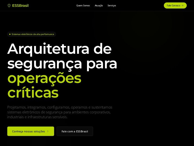 Preview for Security Systems Landing Page Template