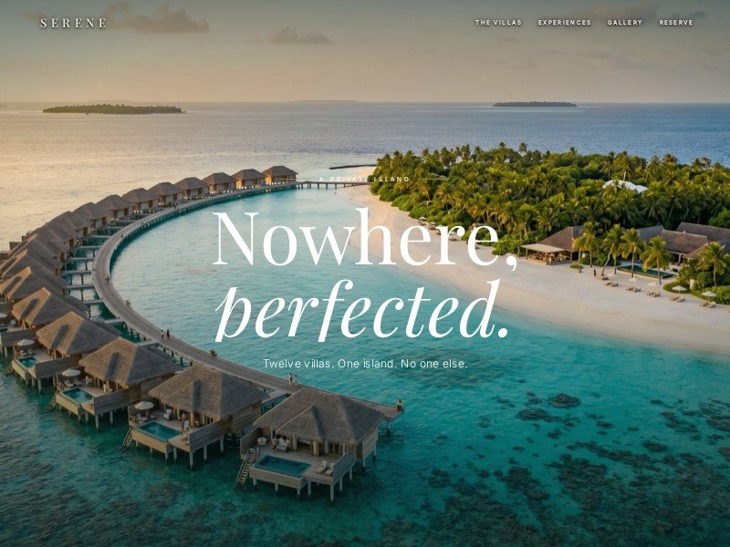 Preview for Serene Luxury Resort Template
