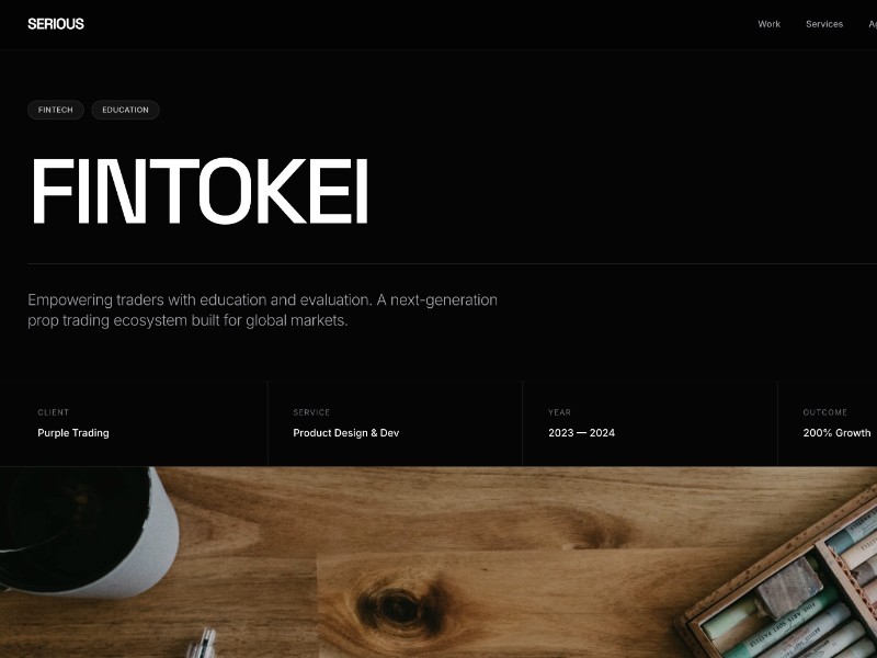 Preview for Serious Media Case Study Landing Page Template