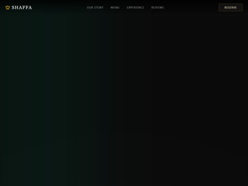 Preview for Fine Dining Restaurant Landing Page Template