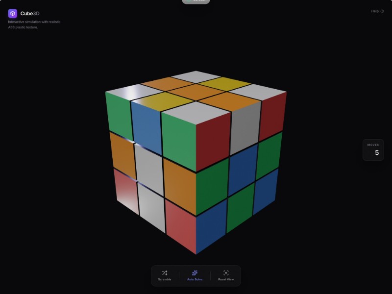 3D Rubik s Cube Experience Template