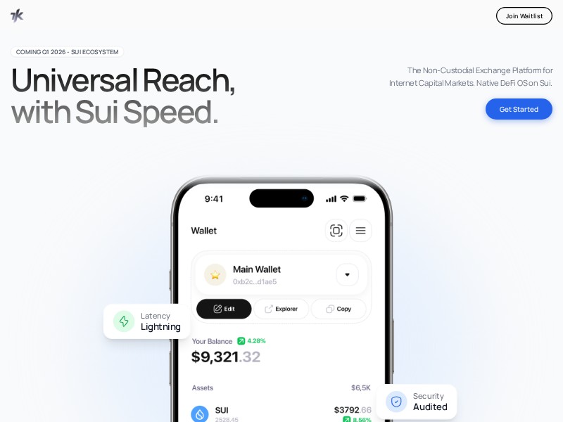 Preview for DeFi Mobile Landing Page Template