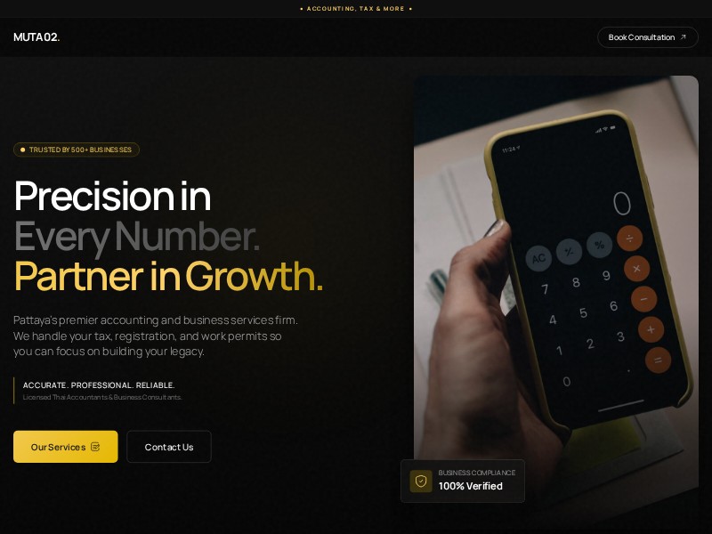 Preview for Accounting & Business Services Landing Page Template