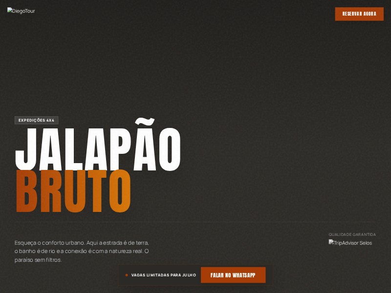 Preview for Adventure Travel Landing Page Template