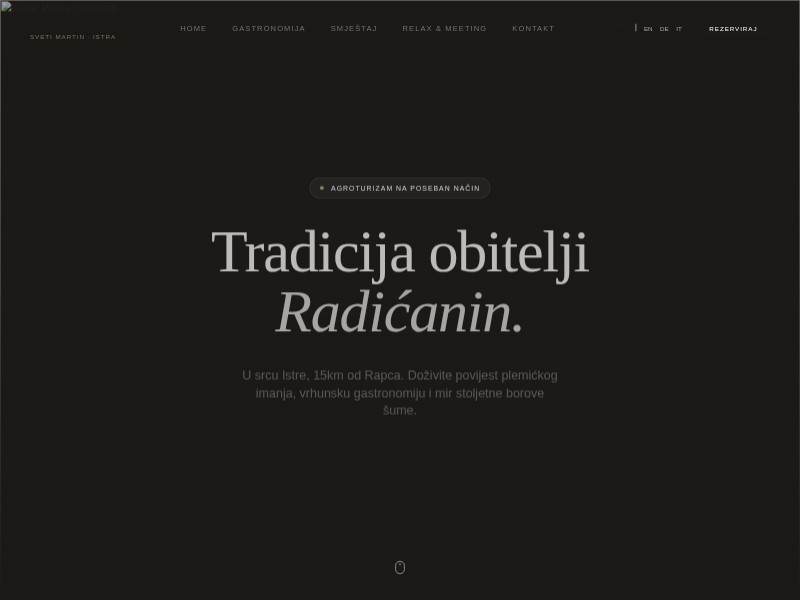 Preview for Agrotourism Restaurant Landing Page Template