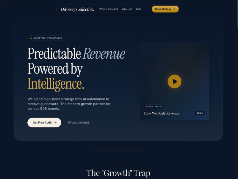 Preview for AI B2B Marketing Landing Page Template