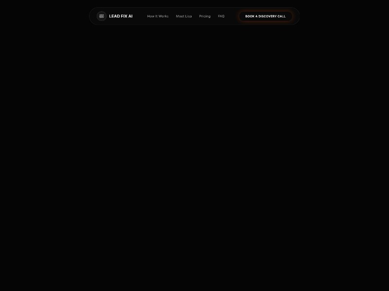 Preview for Lead Fix AI Contractor Voice Agent Landing Page Template