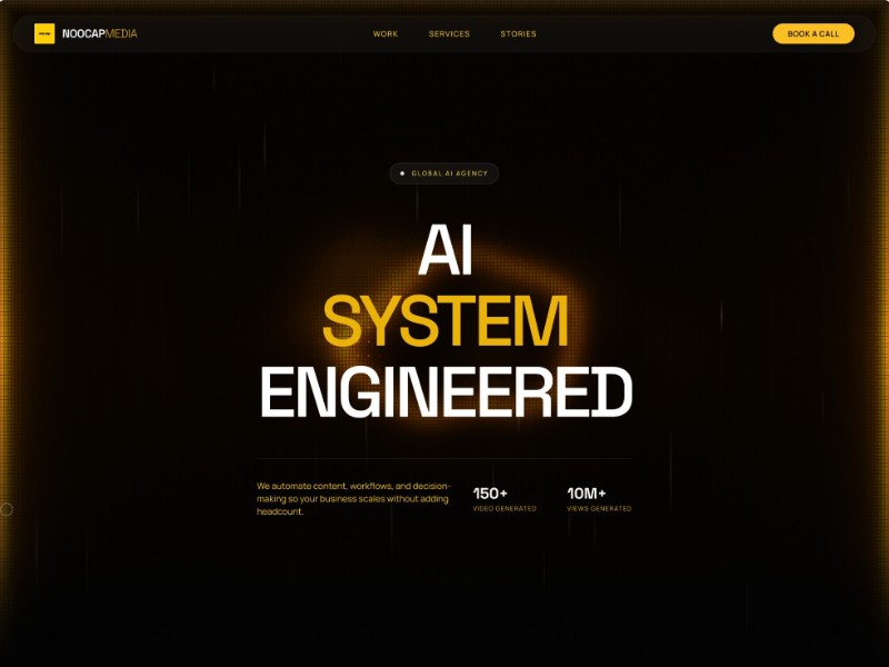 Preview for AI Agency Landing Page Template