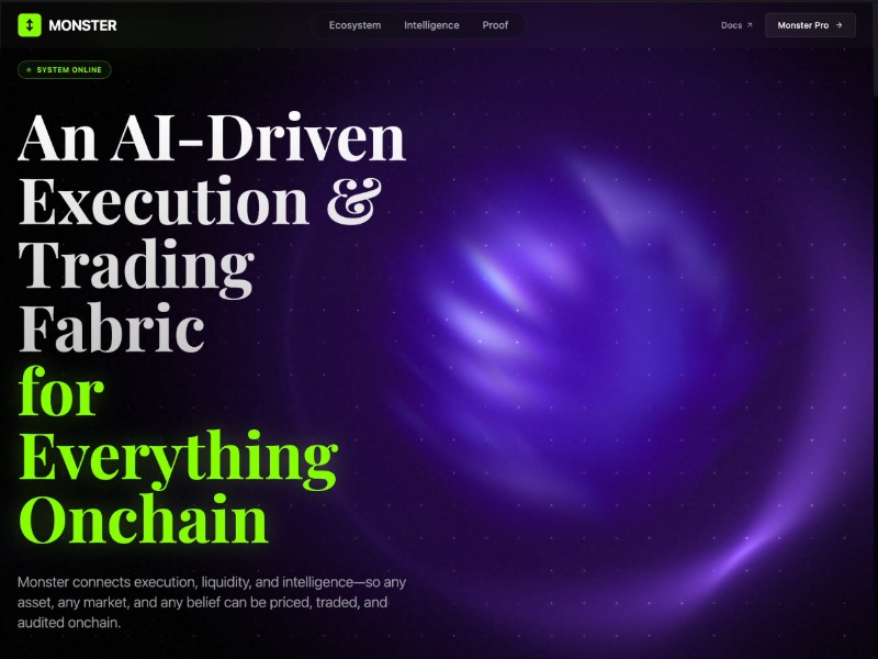 Preview for AI Crypto Trading Platform Landing Page Template