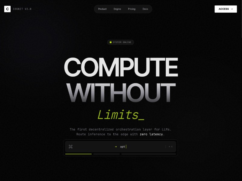 Preview for AI Orchestration SaaS Landing Page Template