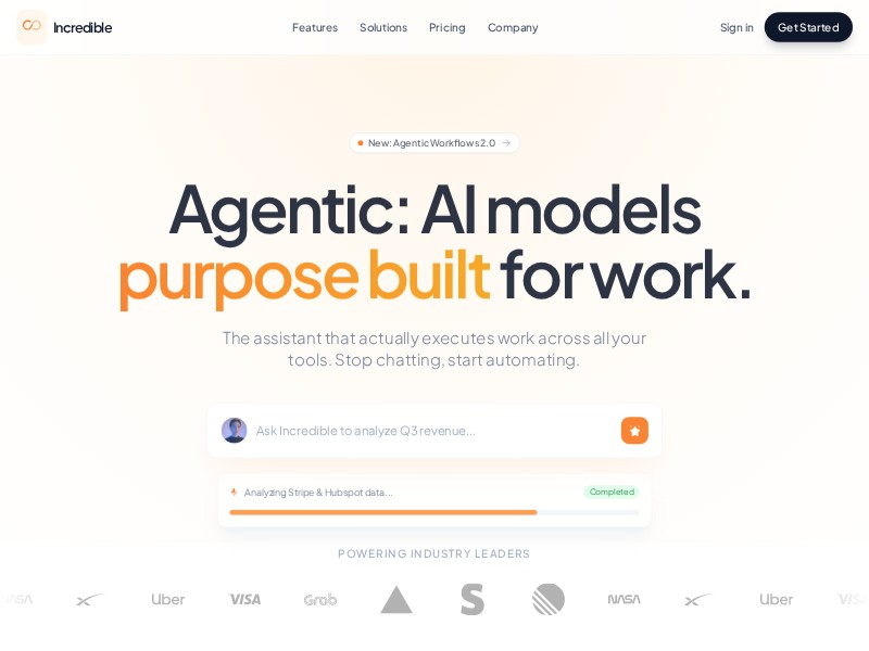 Preview for AI SaaS Landing Page Template