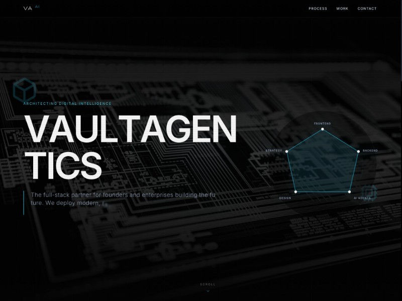 Preview for AI Web Architect Portfolio Landing Page Template