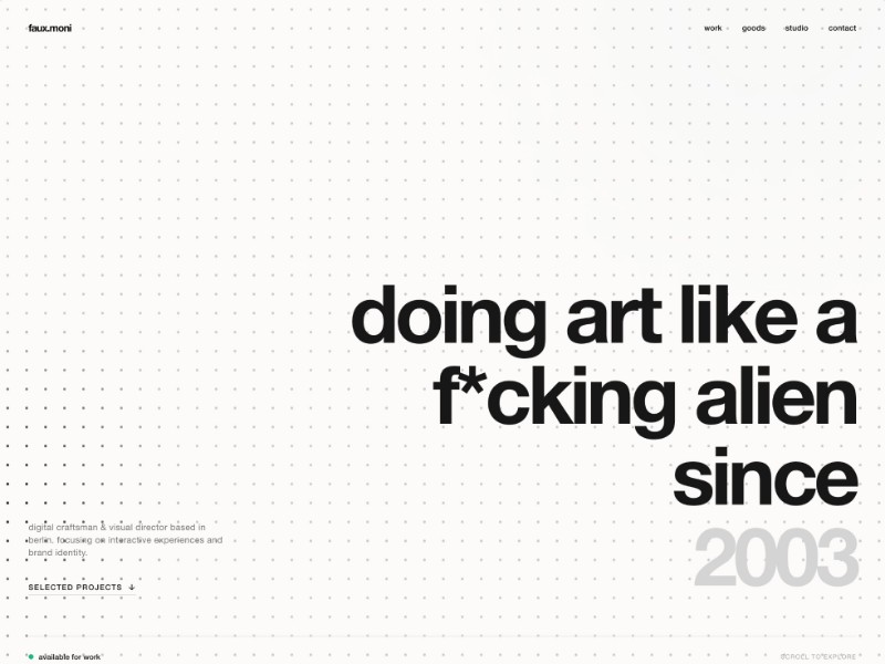 Preview for Creative Portfolio Landing Page Template