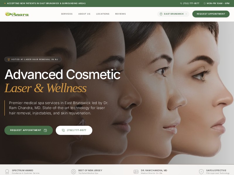 Preview for Medspa Landing Page Template