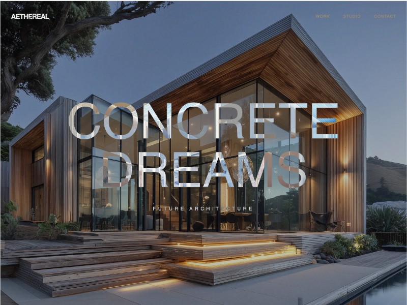 Preview for Brutalist Architecture Portfolio Template