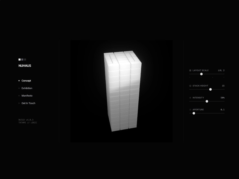 Preview for Architectural 3D Concept Landing Page Template