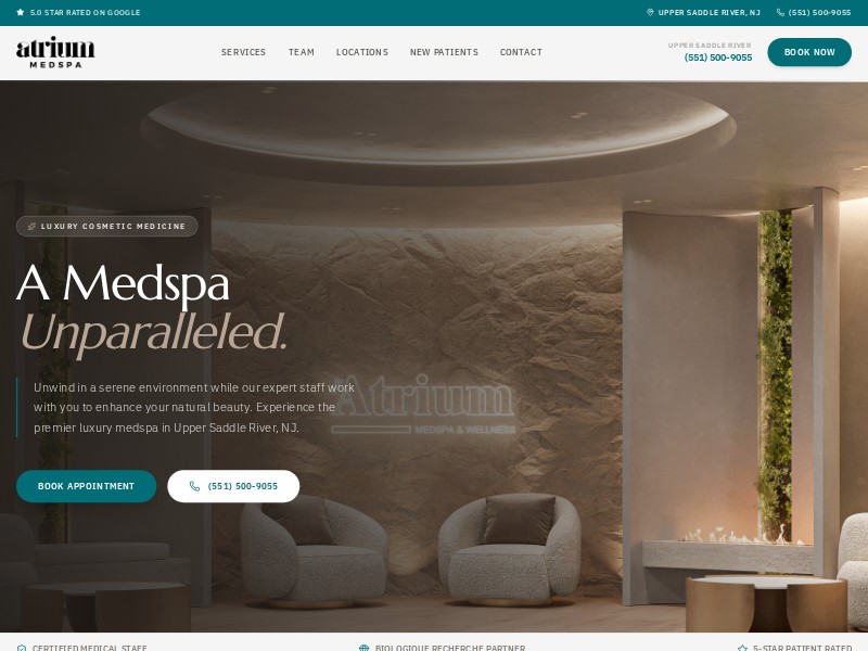 Preview for Luxury Medspa Landing Page Template
