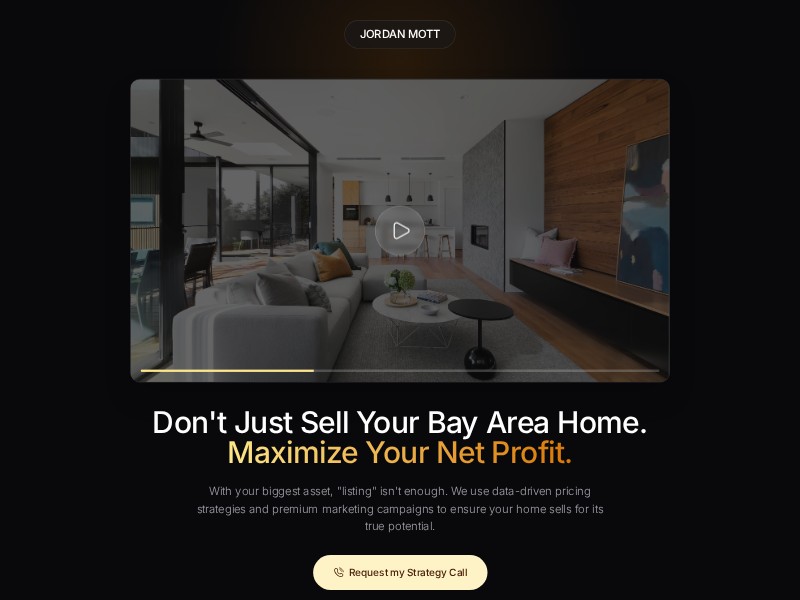 Preview for Bay Area Real Estate Landing Page Template